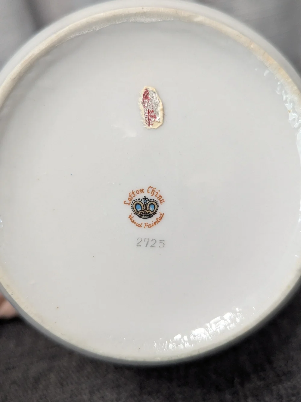 Lefton Masonic Order of the Eastern Star OES Hand Painted Teapot Gilded Japan